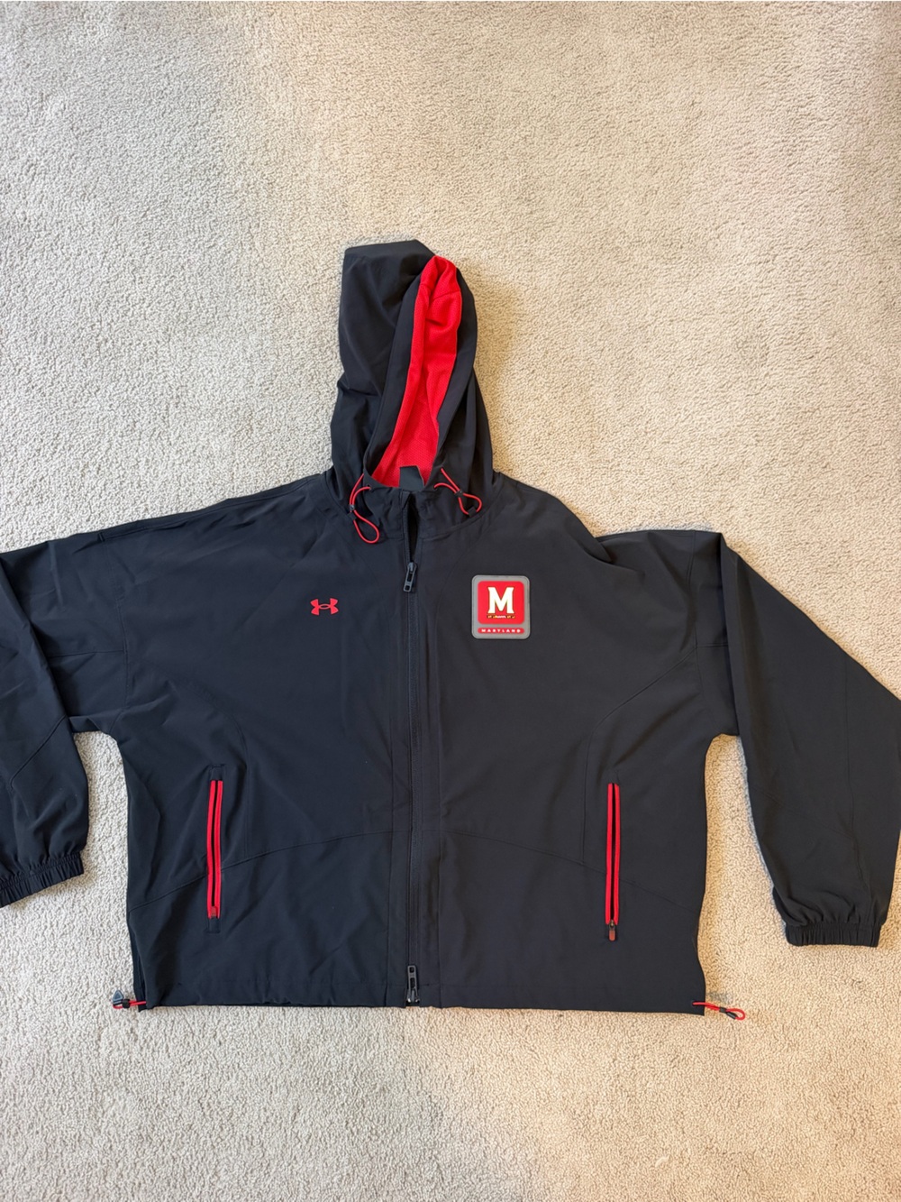Maryland Black Hooded Jacket